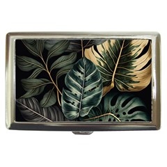 Tropical Leaves Foliage Monstera Nature Home Cigarette Money Case