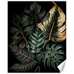 Tropical Leaves Foliage Monstera Nature Home Canvas 16  x 20  15.75 x19.29  Canvas - 1