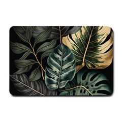 Tropical Leaves Foliage Monstera Nature Home Small Doormat by Jancukart