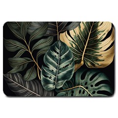 Tropical Leaves Foliage Monstera Nature Home Large Doormat