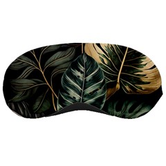 Tropical Leaves Foliage Monstera Nature Home Sleeping Mask