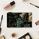 Tropical Leaves Foliage Monstera Nature Home Cosmetic Bag (Small) Front