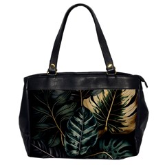 Tropical Leaves Foliage Monstera Nature Home Oversize Office Handbag