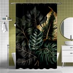 Tropical Leaves Foliage Monstera Nature Home Shower Curtain 48  x 72  (Small)  Curtain(48  X 72 ) - 42.18 x64.8  Curtain(48  X 72 )