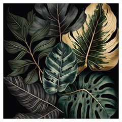 Tropical Leaves Foliage Monstera Nature Home Lightweight Scarf 