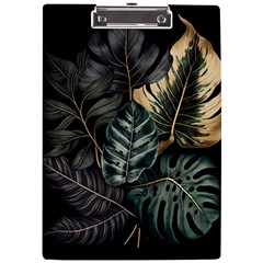 Tropical Leaves Foliage Monstera Nature Home A4 Acrylic Clipboard