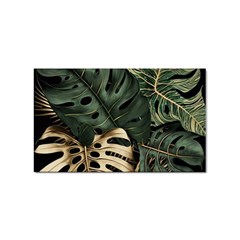 Tropical Leaves Foliage Monstera Nature Home Art Sticker Rectangular (100 pack)