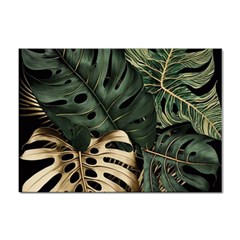 Tropical Leaves Foliage Monstera Nature Home Art Sticker A4 (10 Pack) by Jancukart