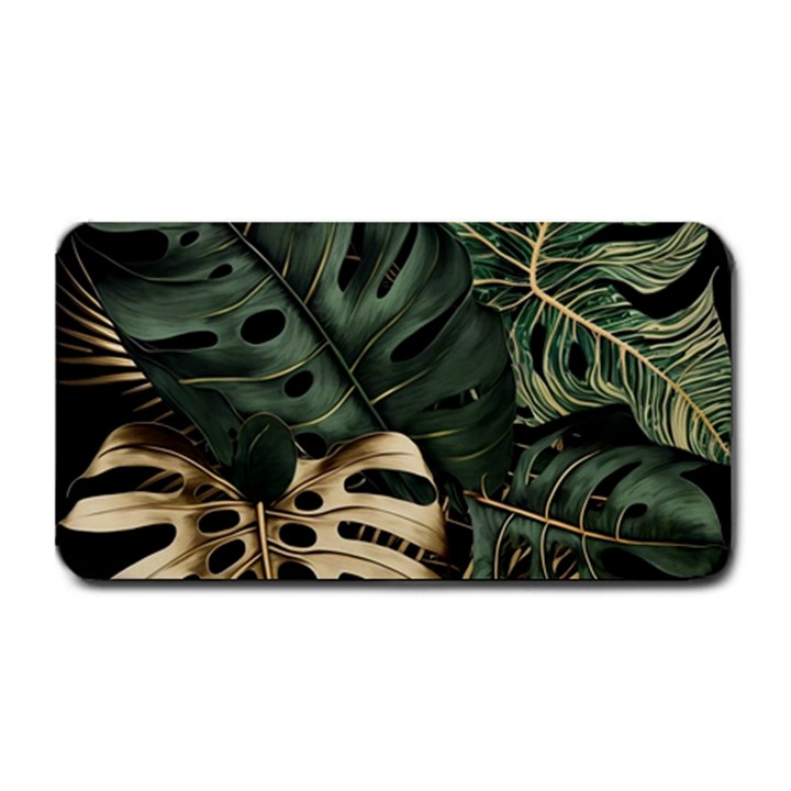 Tropical Leaves Foliage Monstera Nature Home Art Medium Bar Mat