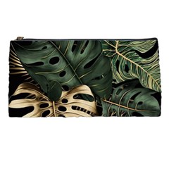 Tropical Leaves Foliage Monstera Nature Home Art Pencil Case by Jancukart