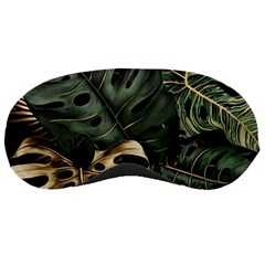 Tropical Leaves Foliage Monstera Nature Home Art Sleeping Mask