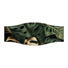 Tropical Leaves Foliage Monstera Nature Home Art Stretchable Headband by Jancukart