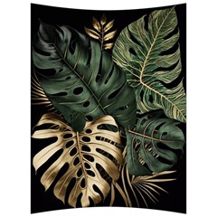 Tropical Leaves Foliage Monstera Nature Home Art Back Support Cushion