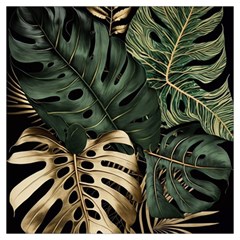 Tropical Leaves Foliage Monstera Nature Home Art Lightweight Scarf 