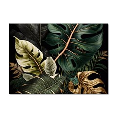 Tropical Leaves Foliage Monstera Nature Home Pattern Sticker A4 (10 Pack) by Jancukart