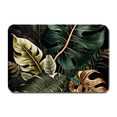 Tropical Leaves Foliage Monstera Nature Home Pattern Plate Mats by Jancukart