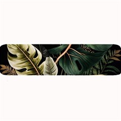 Tropical Leaves Foliage Monstera Nature Home Pattern Large Bar Mat