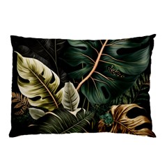 Tropical Leaves Foliage Monstera Nature Home Pattern Pillow Case