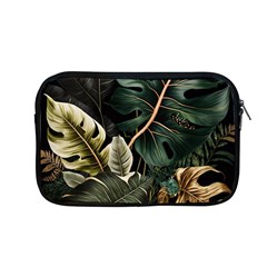 Tropical Leaves Foliage Monstera Nature Home Pattern Apple MacBook Pro 13  Zipper Case