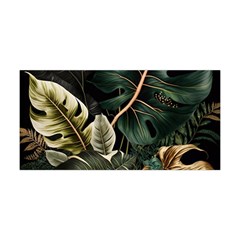 Tropical Leaves Foliage Monstera Nature Home Pattern Yoga Headband