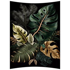 Tropical Leaves Foliage Monstera Nature Home Pattern Back Support Cushion