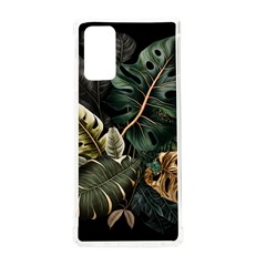 Tropical Leaves Foliage Monstera Nature Home Pattern Samsung Galaxy Note 20 TPU UV Case