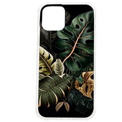 Tropical Leaves Foliage Monstera Nature Home Pattern Iphone 12 Pro Max Tpu Uv Print Case