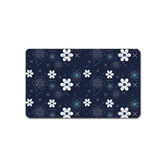 Flowers Pattern Pattern Flower Texture Magnet (name Card) by Jancukart