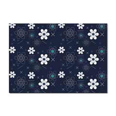 Flowers Pattern Pattern Flower Texture Sticker A4 (10 Pack) by Jancukart