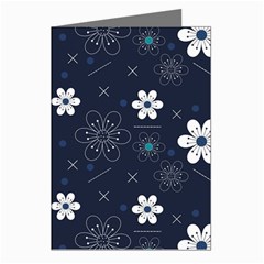 Flowers Pattern Pattern Flower Texture Greeting Cards (pkg Of 8) by Jancukart