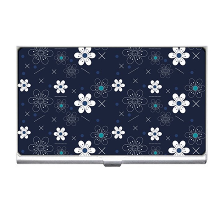 Flowers Pattern Pattern Flower Texture Business Card Holder