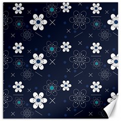 Flowers Pattern Pattern Flower Texture Canvas 12  X 12 