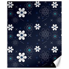 Flowers Pattern Pattern Flower Texture Canvas 16  X 20 