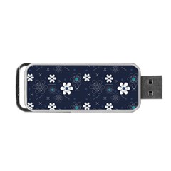 Flowers Pattern Pattern Flower Texture Portable Usb Flash (one Side)