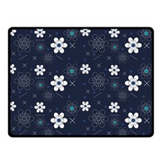 Flowers Pattern Pattern Flower Texture Two Sides Fleece Blanket (small)