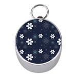 Flowers Pattern Pattern Flower Texture Mini Silver Compasses Front