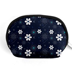 Flowers Pattern Pattern Flower Texture Accessory Pouch (medium)