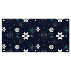 Flowers Pattern Pattern Flower Texture Banner And Sign 4  X 2 