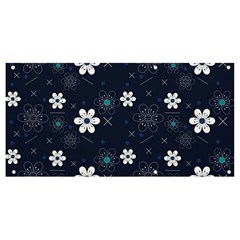 Flowers Pattern Pattern Flower Texture Banner And Sign 8  X 4 