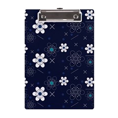 Flowers Pattern Pattern Flower Texture A5 Acrylic Clipboard by Jancukart