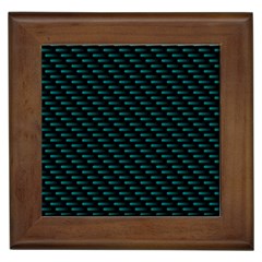 Lines Pattern Texture Stripes Particles Modern Framed Tile by Jancukart