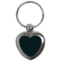 Lines Pattern Texture Stripes Particles Modern Key Chain (heart) by Jancukart