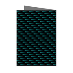 Lines Pattern Texture Stripes Particles Modern Mini Greeting Cards (pkg Of 8)