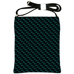 Lines Pattern Texture Stripes Particles Modern Shoulder Sling Bag