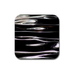 Water Lake Water Surface Reflection Nature Rubber Coaster (square) by Jancukart