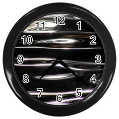 Water Lake Water Surface Reflection Nature Wall Clock (black)