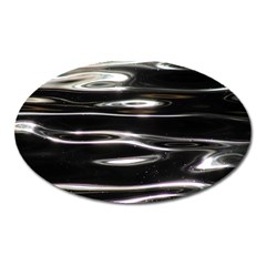 Water Lake Water Surface Reflection Nature Oval Magnet by Jancukart