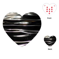 Water Lake Water Surface Reflection Nature Playing Cards Single Design (heart)