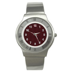 Arrow Pentagon Desktop Wallpaper Geometric Pattern Stainless Steel Watch by Jancukart