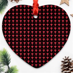 Arrow Pentagon Desktop Wallpaper Geometric Pattern Heart Ornament (two Sides)